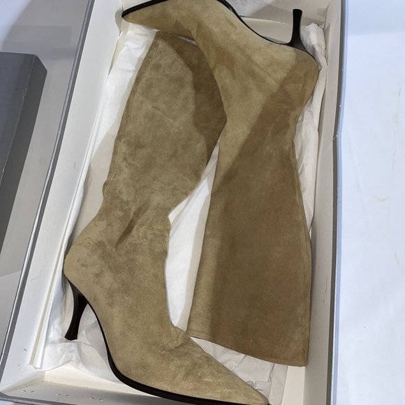 Alluminio Women's Stretch Velour Suede Boots Size 6 Retail $495 - Picture 8 of 8